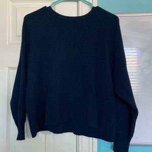 forever21 size large dark blue sweater